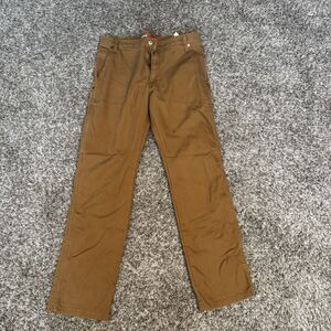 Dickies Carpenter Men’s Brown Workwear Pants 32 x 32 Regular Fit Canvas Pockets